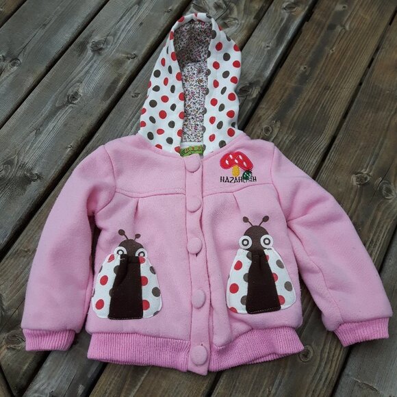 CUTE Lady Bug Coat Little Girl's size Large LADYBUG Lady Beetle - Picture 1 of 3